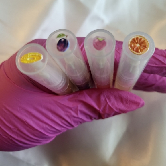 Handmade Luxury Press-On Nails/Toenails | Sturdy & Reusable | All White Tips - Picture 6 of 8